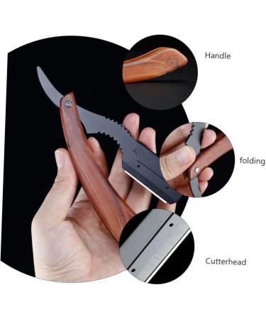 Beavorty Women's Mustache Razor - Mini Face Razor for Hair Removal | Handcrafted Rosewood Tool - Buy Online on GoSupps.com