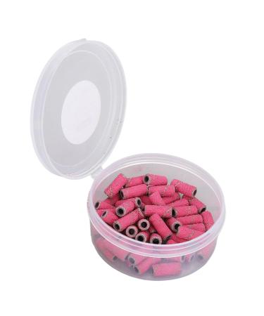 Nail Art Sanding Bands Box Grinding Bands Sand for Cap Manicure for Mini Head Small Size Boxed Miniature Nail Tool Sterilizers (Rose Red) - Buy Online on GoSupps.com