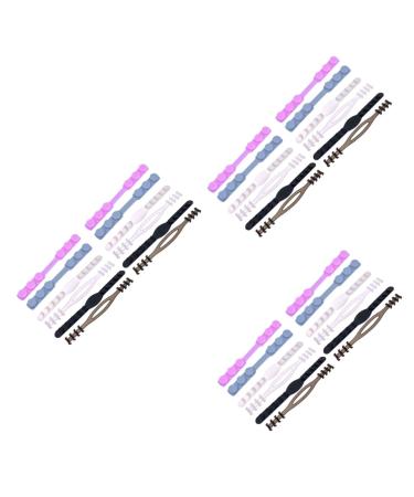 Minkissy 36 Stk mask strap buckle ear extension rope Soft masquerade belonging masking hook mask accessories adjustable extension buckle extension cable Face mask