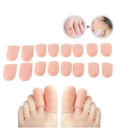 8 Pairs Large Toe Caps for Ingrown Toenails & Toe Protection - Relief for Friction & Bubbles | Safe & Comfortable Solution for Men - Buy Online on GoSupps.com