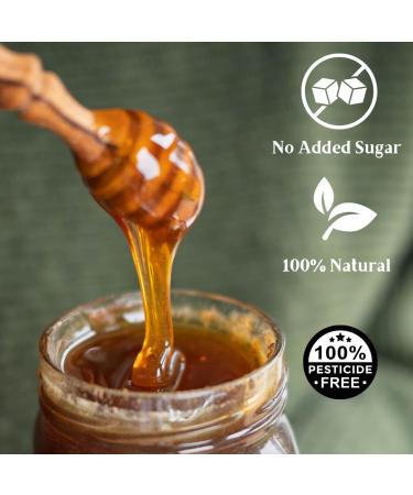 Miel de Romarin Brut Bio Antonio 1kg Laur at Platinum Non Pasteuris & 100% Naturel Miel Espagnol aux Fleurs de Romarin Sauvage L ger & Cr meux avec Notes Florales Subtiles The Raw Honey Shop Romarin 1 kg (Lot de 1) - Buy Online on GoSupps.com