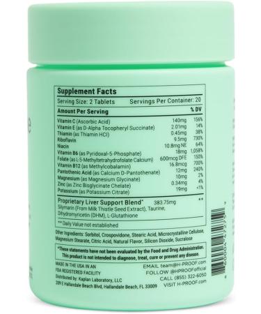 H-PROOF Bundle & Save The Anytime You Drink Vitamin 40 Chewable Tablets (20 Servings) Lemonade & The Anytime You Need Energy Vitamin 60 Chewable Tablets (30 Servings) Mixed Berry - Buy Online on GoSupps.com