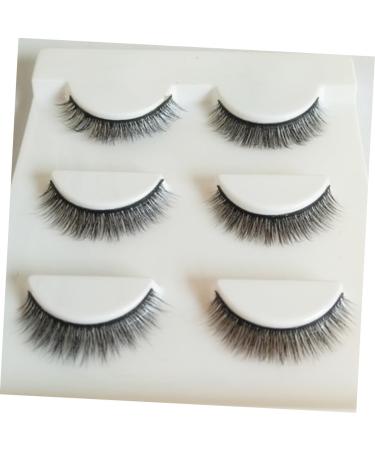Beavorty 3 Pair false eyelash fake eyelash eyelashes Cross section 3d - Buy Online on GoSupps.com