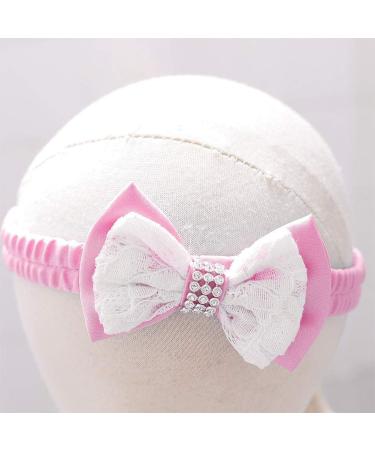 FYMNSI Baby Girl Baptism Christening Dress with Lace Floral Embroidery and Headband - Pink (6-9 Months) - Buy Online on GoSupps.com