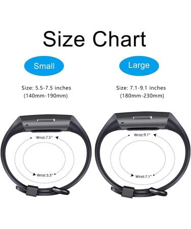 Qimela Replacement Watch Strap for Fitbit Charge 3/4 - 2 Pack Liquid Silicone Sport Bands - Purple Large - Buy Online on GoSupps.com