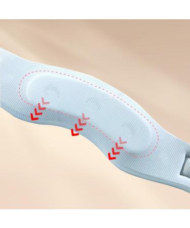 Neck Brace Adjustable Foam Neck Wraps | Foam Cervical Collar Soft Neck Support for Women & Men Keeps Vertebrae Stable Relieves Neck and Spine Pressure Blue M - Buy Online on GoSupps.com