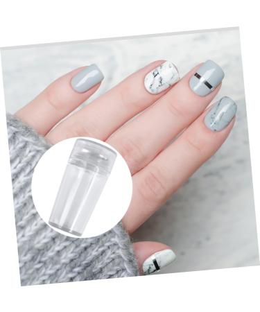 Ipetboom 4 nail art printer nail stamp seal nail set set Accessories die nail polish manicure printer game set mold kit stamp suite nail stampers for kids polish tool plastic 6X3cm Transparent Color - Buy Online on GoSupps.com