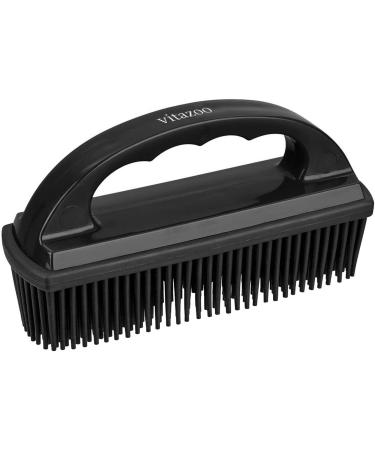 Vitazoo clothing brush to remove animal hair - carpet brush Auto brush upholstery brush for animal hair removal - soft textile brush for cats and dog hair - black black 1x - Buy Online on GoSupps.com