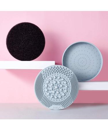 Jessup Silicone Brush Cleaner Mat for Makeup Tools - Pink A005 | Clean Eyeshadow & Powder Brushes - Buy Online on GoSupps.com
