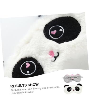 Beaupretty 2pcs Panda Blindfold - Polyester Eye Mask for Sleep & Shadow Protection | International Shipping - Buy Online on GoSupps.com