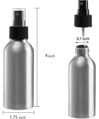 YOUEON 12 Pack 120ml Metal Spray Bottles - Refillable Aluminum Atomizers for Travel Cleaning & Gardening | Reusable Empty Spray Bottle - Buy Online on GoSupps.com