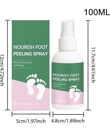Feet Spray Dead Skin Moisturizing Foot NebulizerNourishing 100Ml Liquid Instant Oil for Relaxation After Work Sandal Preparation Spa Travel Daily Care Shower Routine Sports Recovery - Buy Online on GoSupps.com