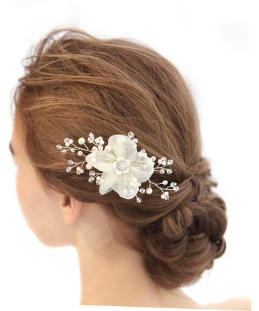 minkissy Pearl Tiara Bridal Headpiece Rhinestone Headpiece Crystal Headpiece Bridal Hair Comb Wedding Hair Comb Crystal Hair Comb Decor Hair Comb Decorate Bride Rhinestones - Buy Online on GoSupps.com