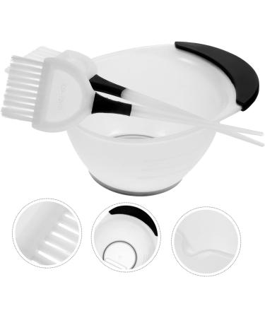 Bols De Teinture Pour Cheveux 1 Bol Blanc Et 2 Pinceaux Assortis Kit De Coloration Capillaire Professionnel Pour Usage Domestique Et Salon Accessoires Pratiques Pour Application Uniforme - Buy Online on GoSupps.com