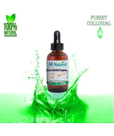 Buy Colloidal Copper Liquid Supplement - Natural 240ppm Nano Colloidal Minerals 2oz - Kosher Certified for Adults Kids & Men & Women - Buy Online on GoSupps.com