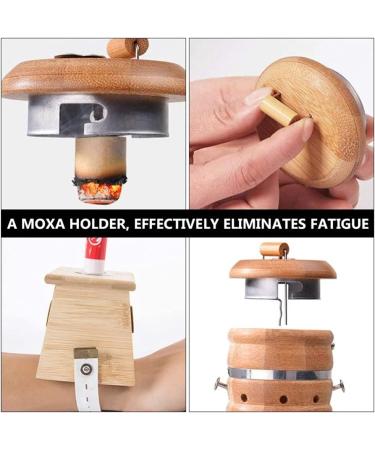 Buy LIXBD Mini Bamboo Moxibustion Box - Adjustable Temperature Moxa Heat Container for Men & Women - Traditional Moxa Stick Burner in Khaki - Buy Online on GoSupps.com