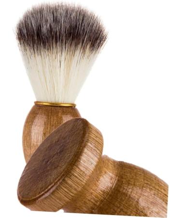 Minkissy Wooden Beard Brush & Razor | Best Bristle Hairbrush for Men Ideal for Mustaches & Beard Care - Buy Online on GoSupps.com