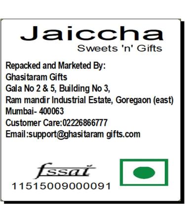 Ghasitaram Gifts Jaiccha Green Hamper Box of 12 Goodies - Buy Online on GoSupps.com