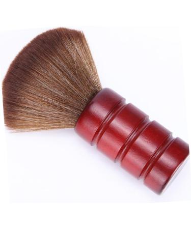Didiseaon Neck Duster Face Cleaner Brush Neck Dusting Brush Hair Cutting Tool Hair Sweep Tools Hairstyling Tool Duster Wooden Handle Brush Face Brush Bamboo Red Broken Hair Face Duster - Buy Online on GoSupps.com