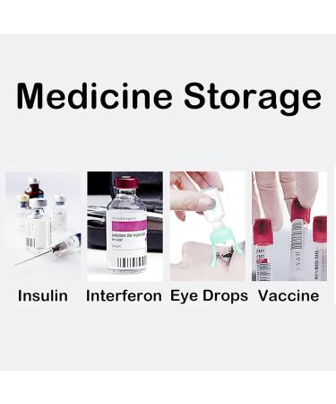 Portable Insulin Refrigerator And Refrigerated Box LED Display Screen Medicine Refrigerated Box At 2-8 C Station Wagon Medicine Refrigerated Box Mini Re Single Battery - Buy Online on GoSupps.com