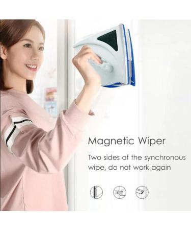 Magnetic Window Cleaner Brush Wiper Cleaner Cleaning Tool For Washing Windows Wash Home Magnet Household Glass Window Red - Buy Online on GoSupps.com