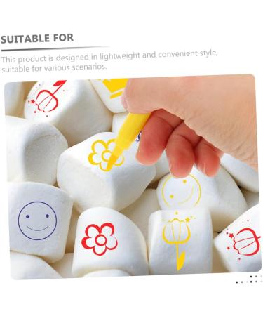 WATIIFUFU 6pcs Cake Boxes Decor Biscuits Edible Marker Cake Coloring Edible Pens Food Coloring Markers Plastic - Buy Online on GoSupps.com
