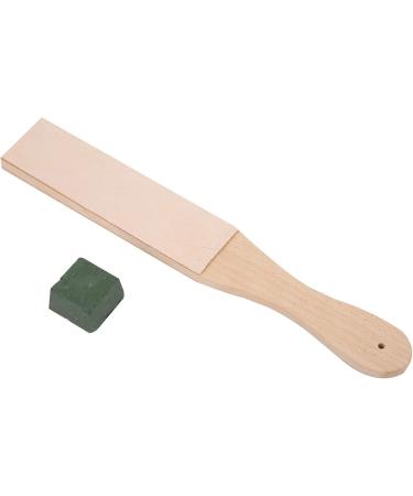 High-Quality Leather Polish Sharpening Spreader with Double-Sided Wooden Grinding Plate & Paste - Perfect for Precision Sharpening - Buy Online on GoSupps.com
