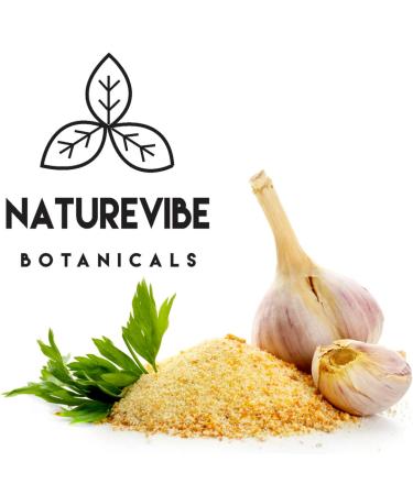 Naturevibe Botanicals Organic Garlic Minced 1lb - Non-GMO, Gluten Free (16 oz) - Buy Online on GoSupps.com