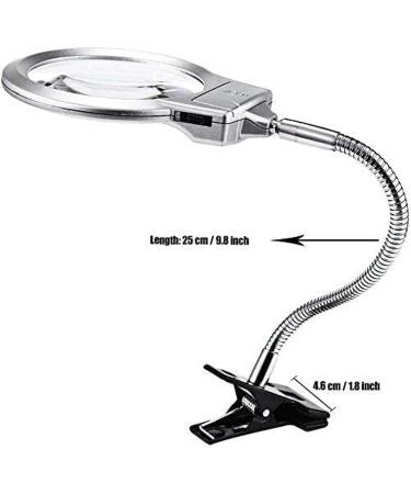 Portable Magnifier Stand 10X 20X Desktop Magnifier with LED Lens Hands Free Magnifying with Light for Reading Full of Stars - Buy Online on GoSupps.com