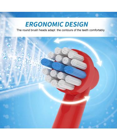 8pcs Oral B Kids Electric Toothbrush Replacement Heads - Soft Bristles, Small Size - Buy Online on GoSupps.com