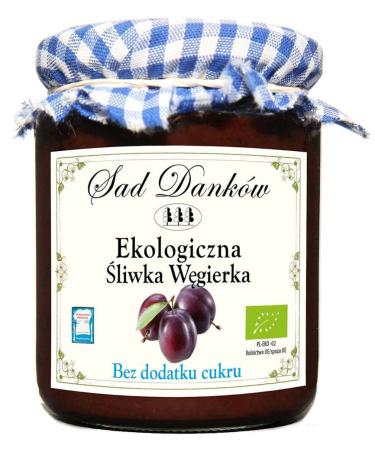 SAD DANK W SAD DANKOW Sugar Free Organic Plum Jam 260g