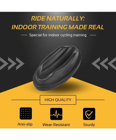 Flexziion Front Wheel Support for Bicycle Trainer - Indoor Cycling Accessory Stable Plastic Riser Block in Black - Buy Online on GoSupps.com
