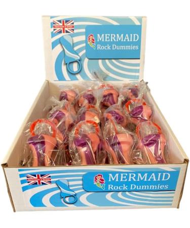 5 X Giant Mermaid Fruit Flavoured Rock Dummy Uk Made Party Favours Cake Decoration Handmade Dummies Display Box Included - Buy Online on GoSupps.com