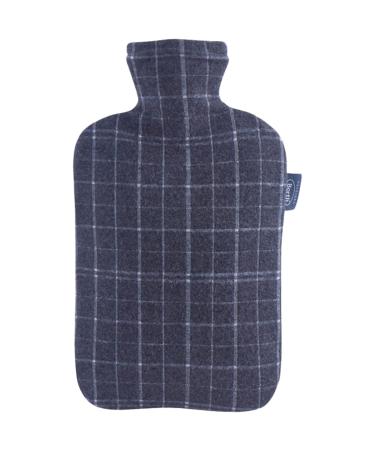Tianyia Classic heat pocket in Scottish style large 2-liter heat bottle with lid blue outlet-safe water bottles for pain relief