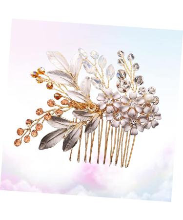 minkissy Decorative Hair Combs Wedding Hair Comb Wedding Headpiece for Bride Bridal Headpieces for Wedding Bridal Hair Comb Prom Headpiece Hair Accessory for Women Decorate Crystal Miss - Buy Online on GoSupps.com