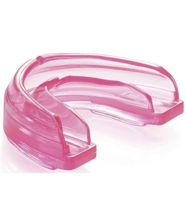 Shock Doctor - Mouth Protection for Braces - Double and simple - Medical silicone - fits your teeth - martial arts - MMA - Hockey - Zahnschutz Jugend Single Pink