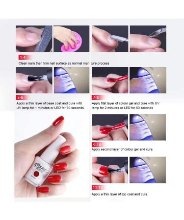 Vishine Transparent Jelly Pale Pink Gel Nail Polish - 15ml UV LED Sheer Pink for French Manicure - Buy Online on GoSupps.com