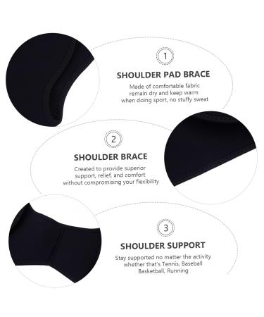 NOLITOY Warm Shoulder Strap Protector - Rotator Cuff Brace & Shoulder Support - Black Stabilizer for Injury Relief & Comfort - Buy Online on GoSupps.com
