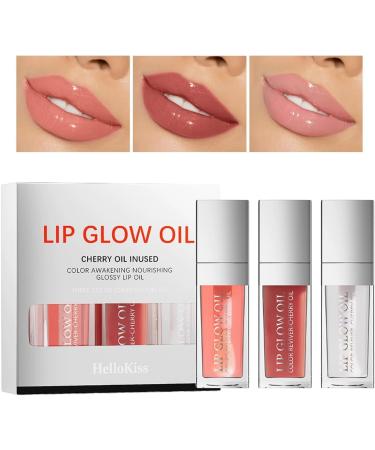 Xifyjus Crystal Jelly Moisturizing Lip Oil Set Hydraterende Lip Glow Oil Langdurige Plumping Lip Gloss Makeup Sexy Glow Oil Getinte Set Transparante Toot Lip Balm Hydraterende Lip Olie Herstellende Lip9901 9901B - Buy Online on GoSupps.com