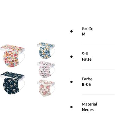 Winfer 50/100 Pack Disposable 3-Layer Breathable Mouth & Nose Masks for Adults - Colorful Design Bandana Scarves for Men & Women - Buy Online on GoSupps.com