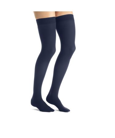 BSN Medical 115760 JOBST Compression Hose Thigh High 15-20 mmHg Closed Toe Small Midnight Navy