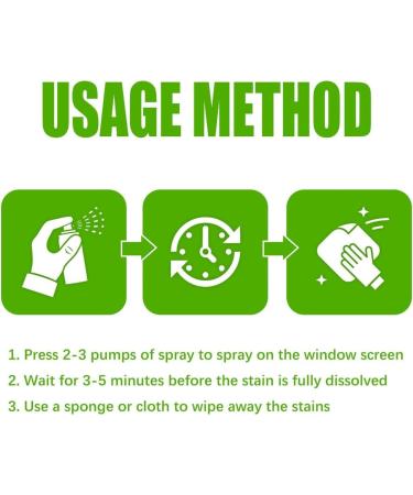 No-Disassembly Window Screen Foam Cleaner Window Screens Cleaning Spray Bubble Cleaner Foam Disassembly Free Multi-function Household Mesh Window Cleaning Foam (2Pcs) - Buy Online on GoSupps.com