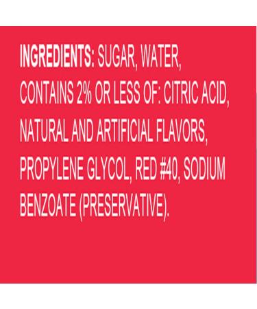 Cherry Hawaiian Snow Cone Syrup | 100% Pure Cane Sugar | Quart (32 Fl Oz) - Ideal for Slushies, Icees, Popsicles, Cocktails, and More! - Buy Online on GoSupps.com