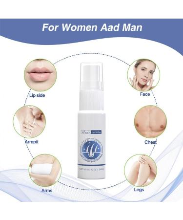 Qpolly Hair growth inhibitor spray natural hair removal spray stop hair growth inhibitor remover slow hair growth semipermanent hair removal spray for men and women 3 pieces - Buy Online on GoSupps.com