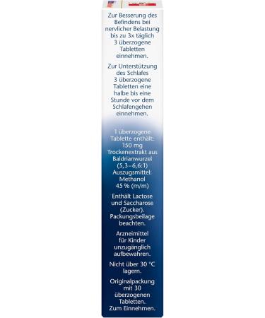 Double Heart Valerian Sleep Dragees - 60 Count (2-Pack) for Stress Relief & Improved Sleep - Natural N-Medicines - Buy Online on GoSupps.com