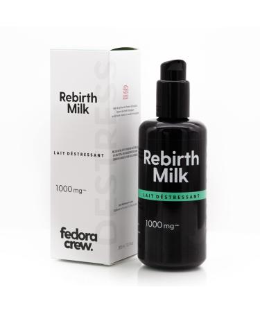 Fedora Crew • Rebirth Milk • Organic Body Milk • Natural Hemp • Soothing • Antioxidant • Made in France • 200 ml • 1000mg