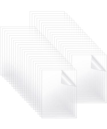 40 Pieces Acrylic Sheets Clear Plastic Sheet with Protective Paper Clear PETG Panels for Craft Projects, Replacement Picture Frame (40 Pieces,7 x 5 x 0.04 Inch) 7 x 5 x 0.04 Inch 40