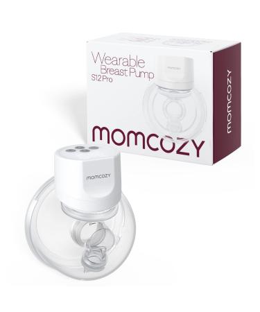 Momcozy Wearable Breast Pump S12 Pro Double Hands-Free Pump with Comfortable Double-Sealed Flange 3 Modes & 9 Levels Electric Breast Pump Smart Display 24mm (1 White) 1 White - Buy Online on GoSupps.com