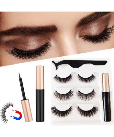 Shop Magnetic Eyeliner & Eyelashes Kit - Waterproof & Long-Lasting 5 Magnetic Lashes Tweezers Included for a Natural Look - International Shipping - Buy Online on GoSupps.com