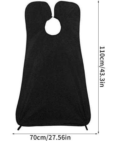 Beard Care Cloak & Apron - Non-Stick Water-Repellent Hair Catcher | Ideal Gifts for Men - Buy Online on GoSupps.com